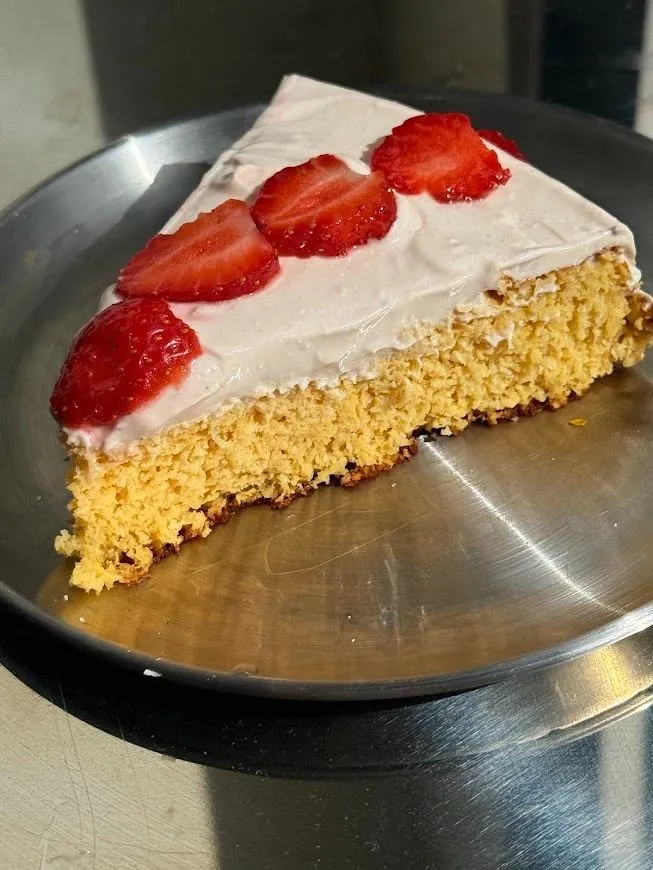 Tarta de queso con fresas de Nanü